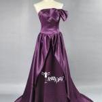 A-line Strapless Floor-len..